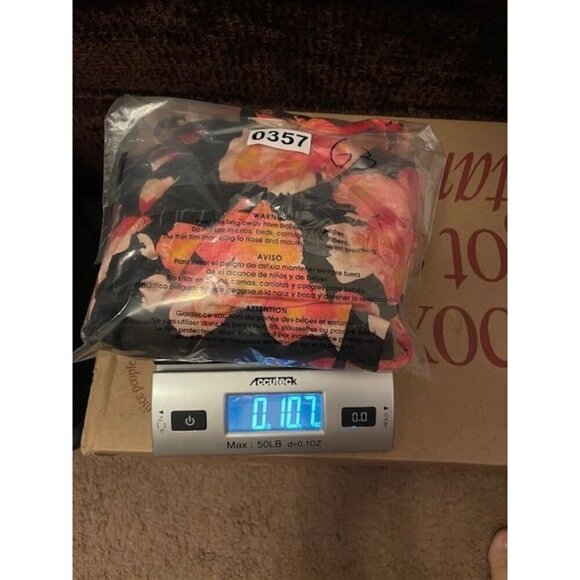 Dana Buchman Black Tie With Pink‎ Floral Dress OX Polyester & Spandex - Picture 13 of 13